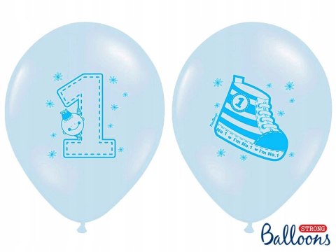 Balony z konfetti dekoracje na roczek 1 urodziny Balony z konfetti dekoracje na roczek 1 urodziny
