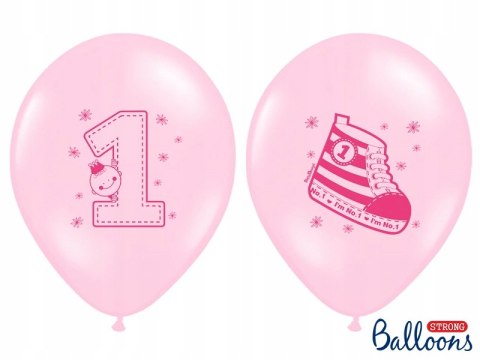 Balony z konfetti dekoracje roczkowe na roczek x10 Balony z konfetti dekoracje roczkowe na roczek x10