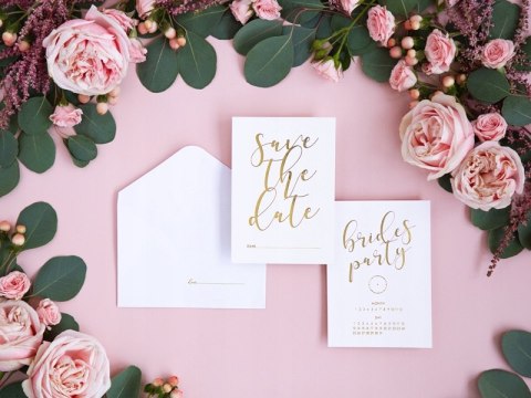 Zaproszenia na wieczór panieński SAVE THE DATE x10 Zaproszenia na wieczór panieński SAVE THE DATE x10