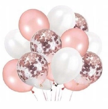 Zestaw balonów cyfra 3 trzecie urodziny rosegold Zestaw balonów cyfra 3 trzecie urodziny rosegold