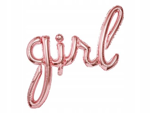 Balon girlanda BABY GIRL narodziny SHOWER rosegold Balon girlanda BABY GIRL narodziny SHOWER rosegold