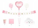 Balony girlanda zestaw na Baby Shower IT'S A GIRL Balony girlanda zestaw na Baby Shower IT'S A GIRL