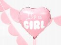 Balony girlanda zestaw na Baby Shower IT'S A GIRL Balony girlanda zestaw na Baby Shower IT'S A GIRL