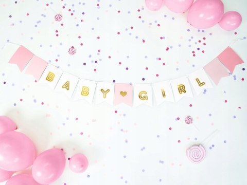 Balony girlanda zestaw na Baby Shower IT'S A GIRL Balony girlanda zestaw na Baby Shower IT'S A GIRL