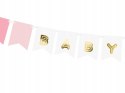 Girlanda na Baby Shower narodziny dziewczynki GIRL Girlanda na Baby Shower narodziny dziewczynki GIRL
