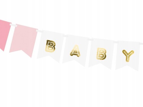 Girlanda na Baby Shower narodziny dziewczynki GIRL Girlanda na Baby Shower narodziny dziewczynki GIRL