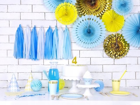 Girlanda na roczek chrzest baby shower błękit biel Girlanda na roczek chrzest baby shower błękit biel