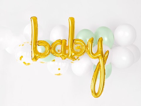 Napis balony girlanda BABY BOY narodziny chłopca Napis balony girlanda BABY BOY narodziny chłopca