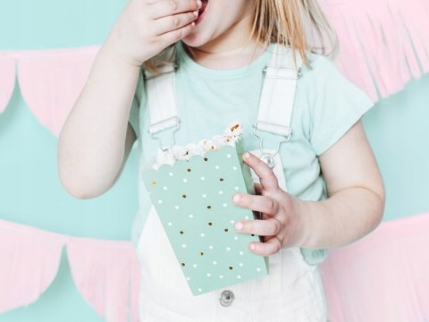 Pudełka na popcorn roczek chrzest baby shower 6szt Pudełka na popcorn roczek chrzest baby shower 6szt