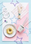 Słomki j. różowe na roczek chrzest baby shower 10 Słomki j. różowe na roczek chrzest baby shower 10