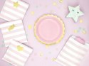 Talerzyki różowe na roczek chrzest baby shower x6 Talerzyki różowe na roczek chrzest baby shower x6