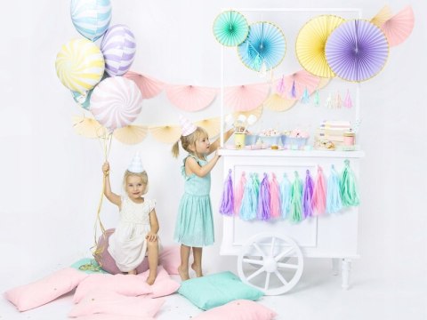 Talerzyki różowe na roczek chrzest baby shower x6 Talerzyki różowe na roczek chrzest baby shower x6