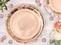 Talerzyki różowe złoto panieński urodziny 18cm x6