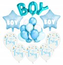 Wielki zestaw balonów ozdoby na Baby Shower BŁĘKIT Wielki zestaw balonów ozdoby na Baby Shower BŁĘKIT