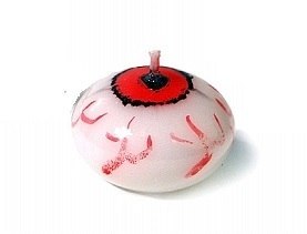 Świeczka pływająca oko dekoracja na Halloween x25 Świeczka pływająca oko dekoracja na Halloween x25