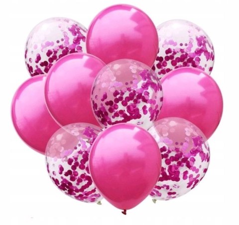 Balony z konfetti napis cyfra 1 zestaw na ROCZEK Balony z konfetti napis cyfra 1 zestaw na ROCZEK