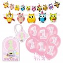 Balony z konfetti napis cyfra 1 zestaw na ROCZEK Balony z konfetti napis cyfra 1 zestaw na ROCZEK