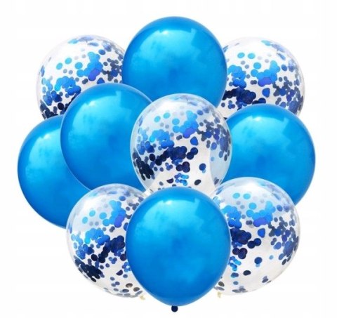 Balony z konfetti napis cyfra 1 zestaw na ROCZEK Balony z konfetti napis cyfra 1 zestaw na ROCZEK