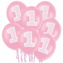 Balony zaproszenia girlanda SÓWKI na roczek ZESTAW Balony zaproszenia girlanda SÓWKI na roczek ZESTAW