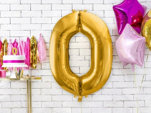 Balony cyfry złote dekoracje ZESTAW na 18 urodziny Balony cyfry złote dekoracje ZESTAW na 18 urodziny