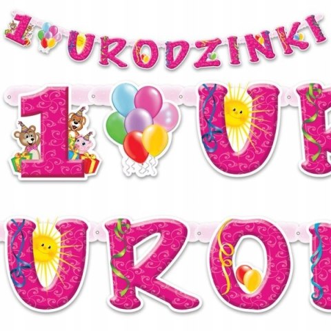 Balony girlandy flagi balon świeczka na roczek 24e Balony girlandy flagi balon świeczka na roczek 24e