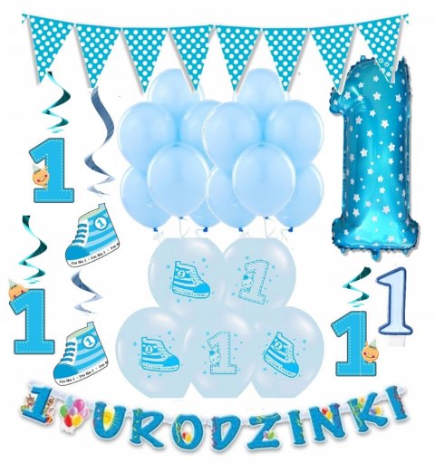 Balony girlandy flagi balon świeczka na roczek 24e Balony girlandy flagi balon świeczka na roczek 24e