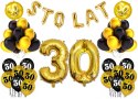 Balony na trzydzieste cyfry z liczbą 30 urodziny Balony na trzydzieste cyfry z liczbą 30 urodziny