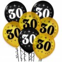 Balony na trzydzieste cyfry z liczbą 30 urodziny Balony na trzydzieste cyfry z liczbą 30 urodziny