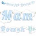 Baner girlanda napis dekoracja na MAM JUŻ ROCZEK Baner girlanda napis dekoracja na MAM JUŻ ROCZEK