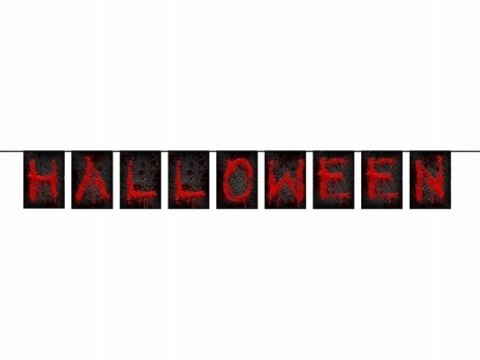 Krwawy baner napis girlanda dekoracje na Halloween Krwawy baner napis girlanda dekoracje na Halloween