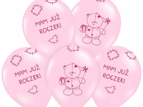 Wielki zestaw balonów balony na roczek 1 urodziny Wielki zestaw balonów balony na roczek 1 urodziny
