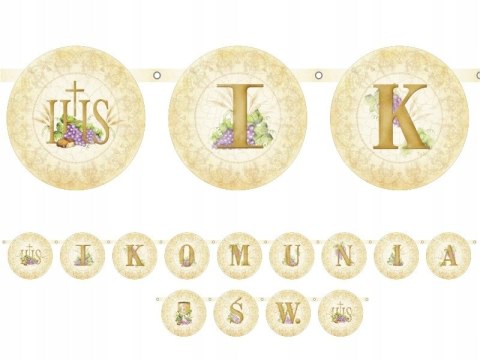 Zestaw balonów komunijnych balony baner na Komunię Zestaw balonów komunijnych balony baner na Komunię