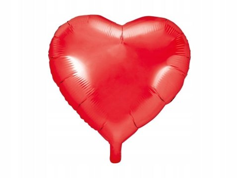 Balon foliowy na hel czerwone serce Walentynki XL Balon foliowy na hel czerwone serce Walentynki XL