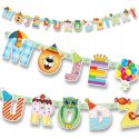 Girlanda urodzinowa baner na urodziny roczek 15wz Girlanda urodzinowa baner na urodziny roczek 15wz