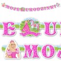 Girlanda urodzinowa baner na urodziny roczek 15wz Girlanda urodzinowa baner na urodziny roczek 15wz
