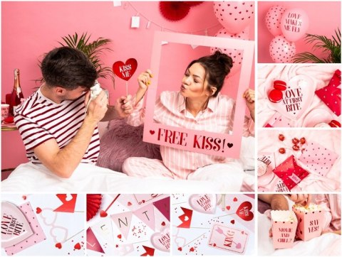 Serwetki napis Love na Ślub Wesele Walentynki x20 Serwetki napis Love na Ślub Wesele Walentynki x20