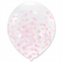 Balon z konfetti roczek urodziny baby shower 10szt