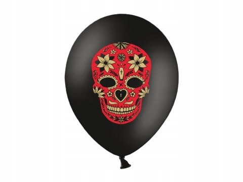 Balony na Halloween Dia de los Muertos DUŻE 10szt. Balony na Halloween Dia de los Muertos DUŻE 10szt.