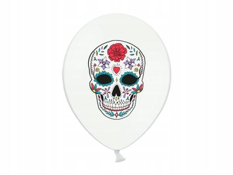 Balony na Halloween Dia de los Muertos DUŻE 10szt. Balony na Halloween Dia de los Muertos DUŻE 10szt.