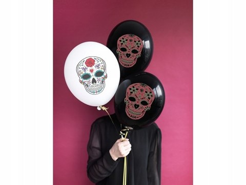 Balony na Halloween Dia de los Muertos DUŻE 10szt. Balony na Halloween Dia de los Muertos DUŻE 10szt.