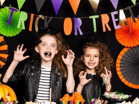 Girlanda flagi chorągiewki na Halloween dla DZIECI Girlanda flagi chorągiewki na Halloween dla DZIECI