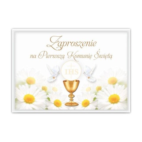 Zaproszenia na komunię komunijne x10 koperty PROMO Zaproszenia na komunię komunijne x10 koperty PROMO