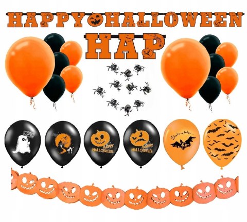 Dekoracje na Halloween balony baner girlanda 28el. Dekoracje na Halloween balony baner girlanda 28el.