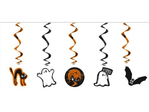 Dekoracje na Halloween balony pająki napis ZESTAW Dekoracje na Halloween balony pająki napis ZESTAW