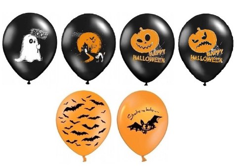Dekoracje na Halloween balony pająki napis ZESTAW Dekoracje na Halloween balony pająki napis ZESTAW
