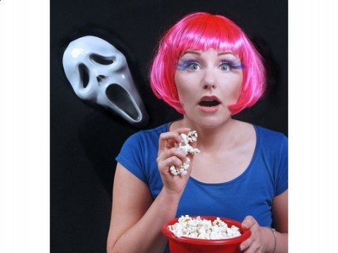 Maska z Krzyku kapturem Scary Movie strój Halloween Maska z Krzyku kapturem Scary Movie strój Halloween