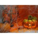 Pomarańczowa pajęczyna na Halloween + 2 pająki 60g Pomarańczowa pajęczyna na Halloween + 2 pająki 60g
