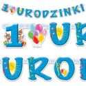 Zestaw urodzinowy dekoracje na roczek 1 urodziny Zestaw urodzinowy dekoracje na roczek 1 urodziny
