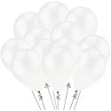 Balony białe perłowe metaliczne na Komunię x100 Balony białe perłowe metaliczne na Komunię x100