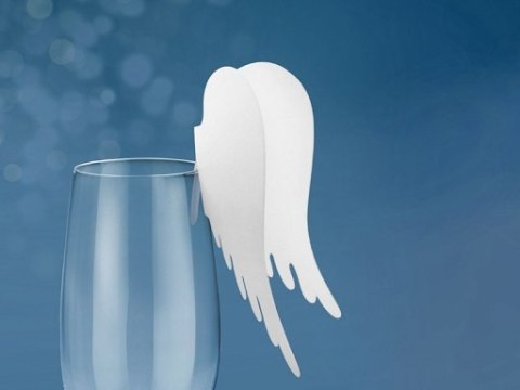 Winietki Skrzydełka wizytówki na stół I Komunię KM Winietki Skrzydełka wizytówki na stół I Komunię KM